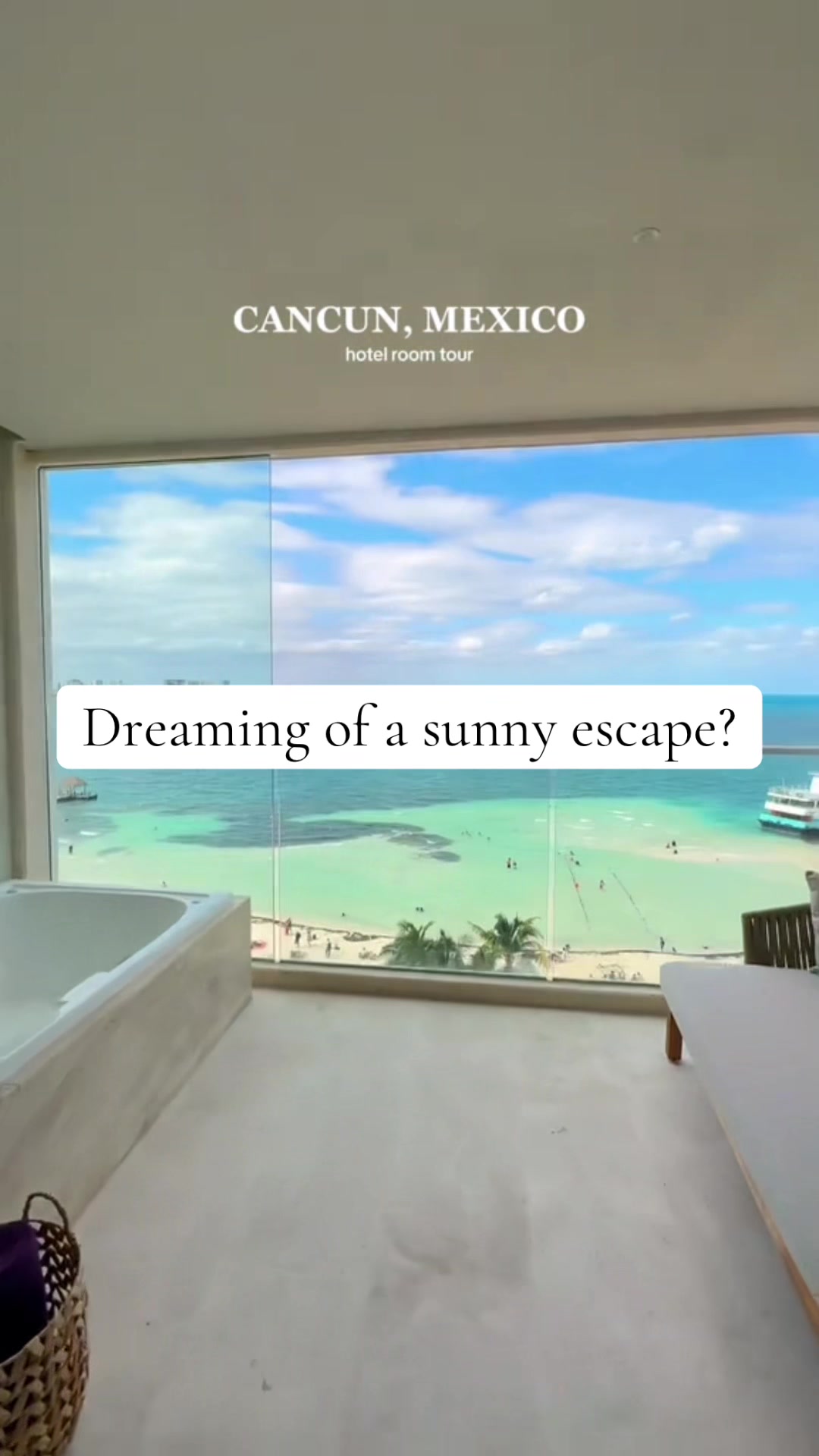 Dreaming of a sunny escape? DM Cancun! ☀️🕶️ #cancunmexico #724vacation #alliinclusive 